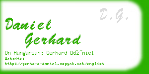 daniel gerhard business card